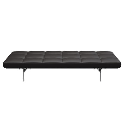 PK80 Daybed by Fritz Hansen - Aura Black Brown Leather