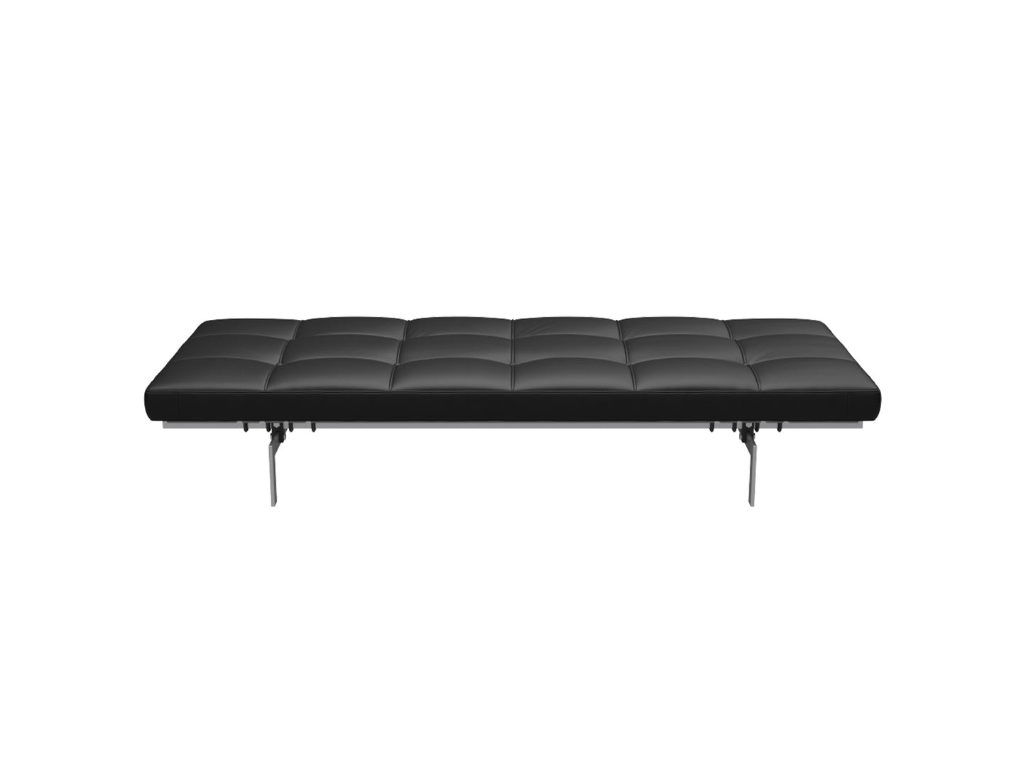 PK80 Daybed by Fritz Hansen - Aura Black Leather