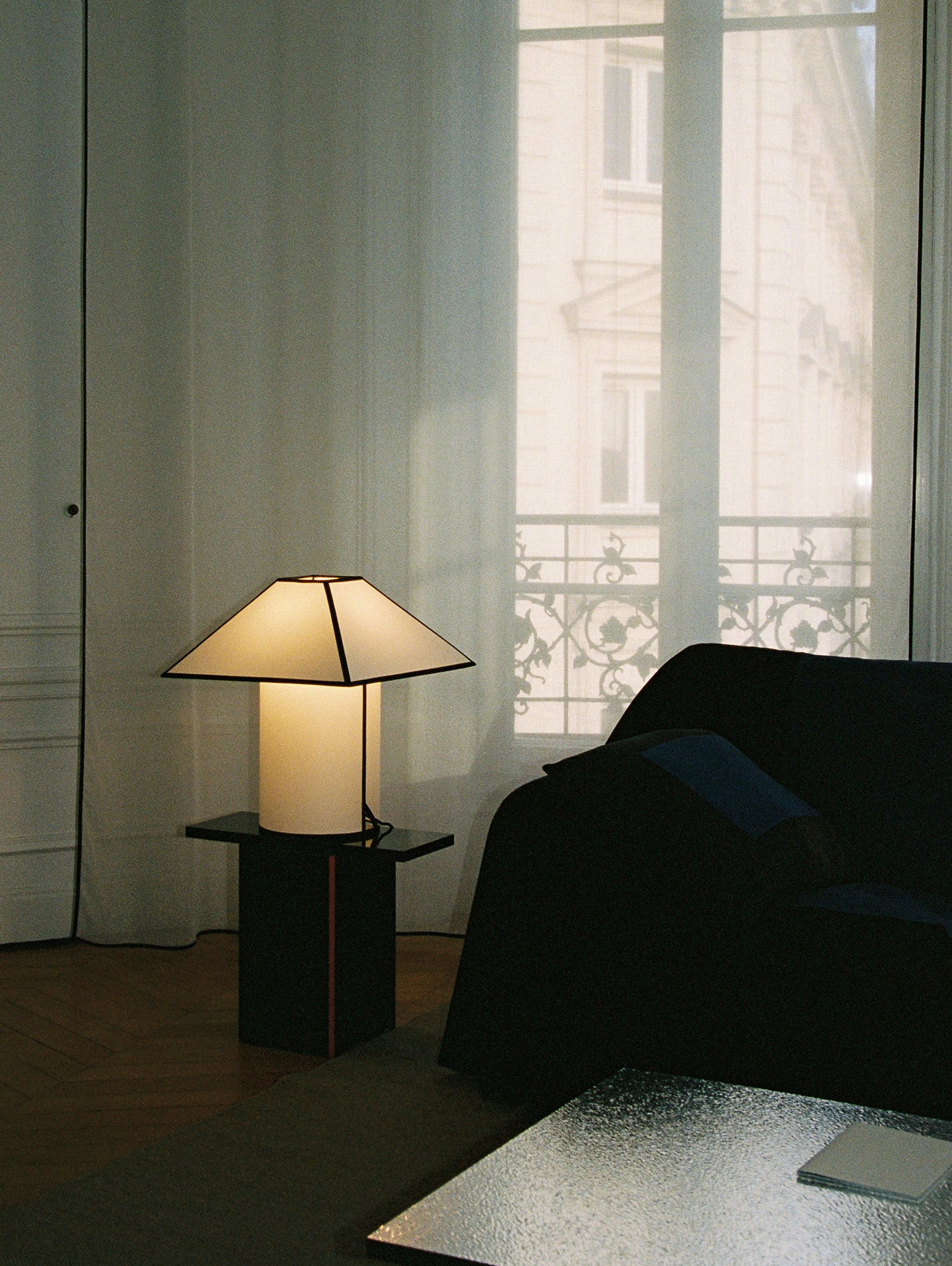 Ava Pyramid Table Lamp by HAY - Height: 50 cm