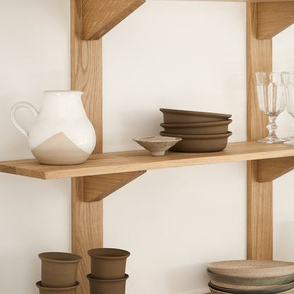 B100 Soro Shelf by FDB Mobler - Three Tier Shelves Long (Width: 100  cm / Height: 100 cm)