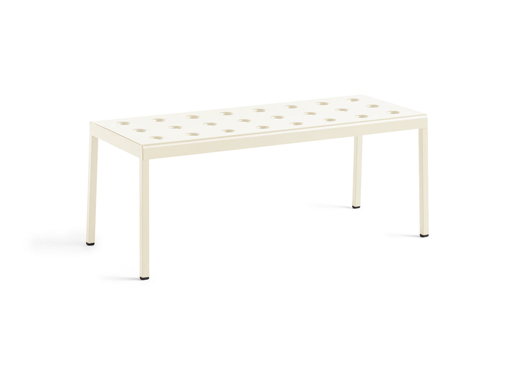 Balcony Outdoor Low Table by HAY - 96.5x41 / Chalk Beige