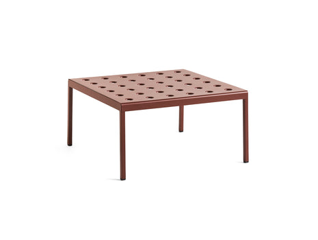 Balcony Outdoor Low Table by HAY - 75x76 / Iron Red