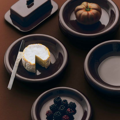 Barro Butter Dish by HAY - Burgundy