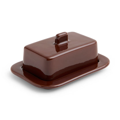 Barro Butter Dish by HAY - Burgundy