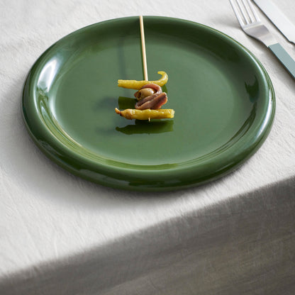 Barro Plate - Set of 2 by HAY - D 18 / Green