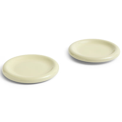 Barro Plate - Set of 2 by HAY - D 18 cm / Pistachio