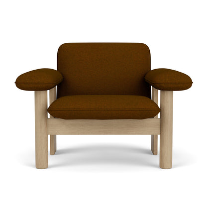 Brasilia Low Back Lounge Chair by Audo Copenhagen - Oiled Oak / Baru 450