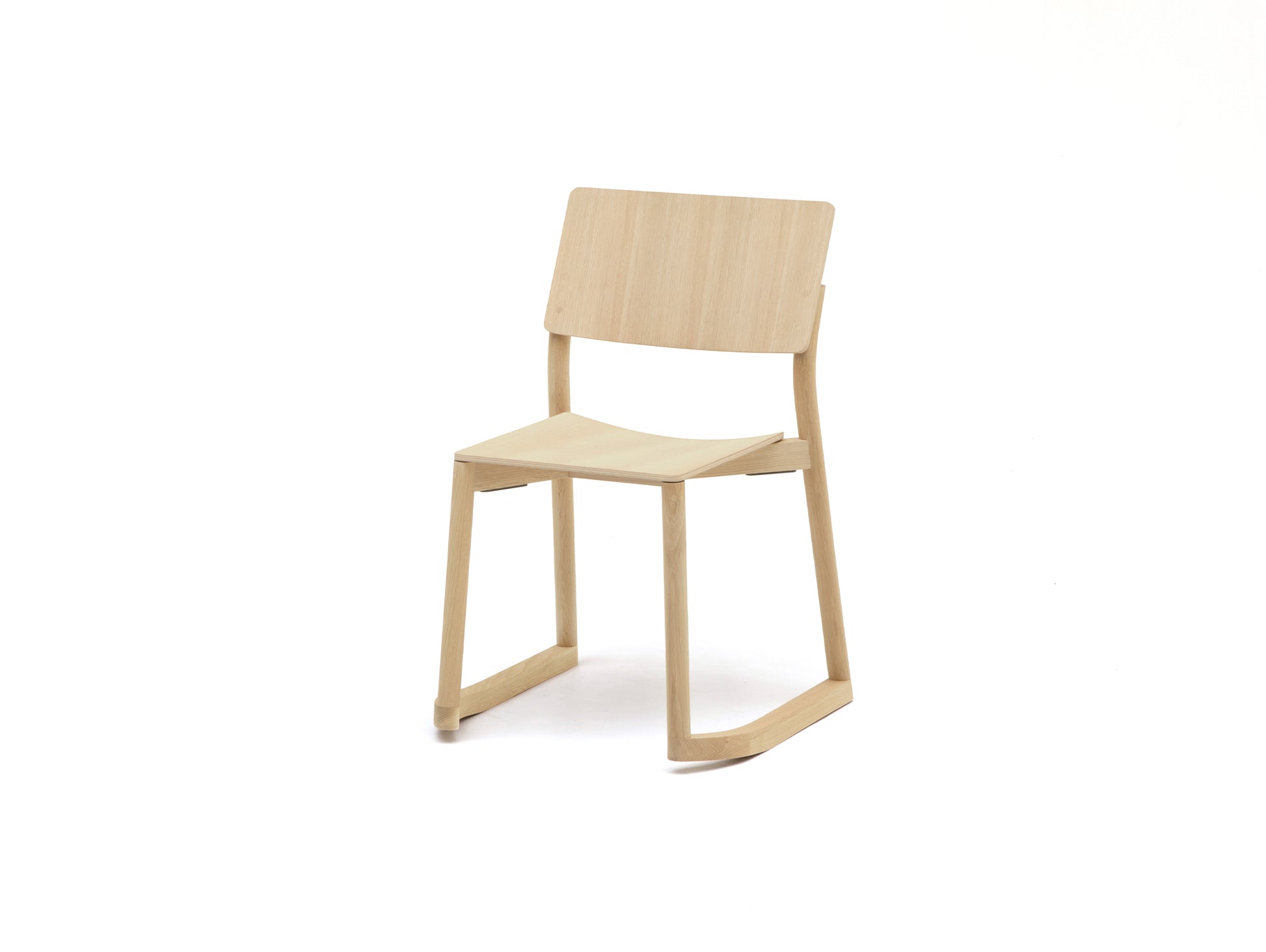 Panorama Chair with Runners by Karimoku New Standard - Lacquered Oak