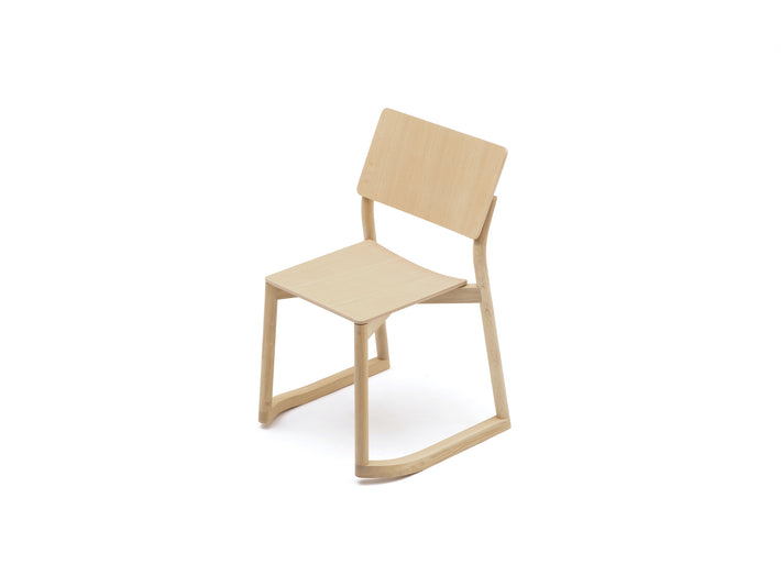 Panorama Chair with Runners by Karimoku New Standard - Lacquered Oak