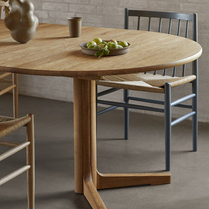 C69E Table by FDB Mobler - Length: 120 cm - 220 cm (Two Extension Leaves)