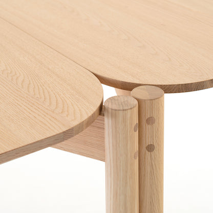 Castor Table by Karimoku New Standard -  Lacquered Oak