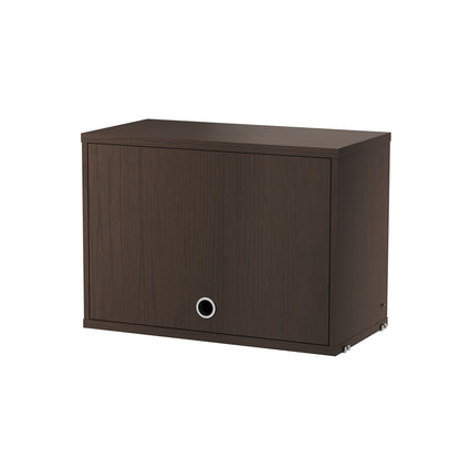 String System Cabinet with Flip Door by String - 58x30 / Dark Brown