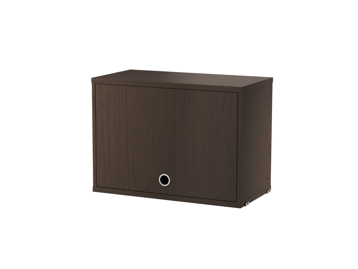 String System Cabinet with Flip Door by String - 58x30 / Dark Brown