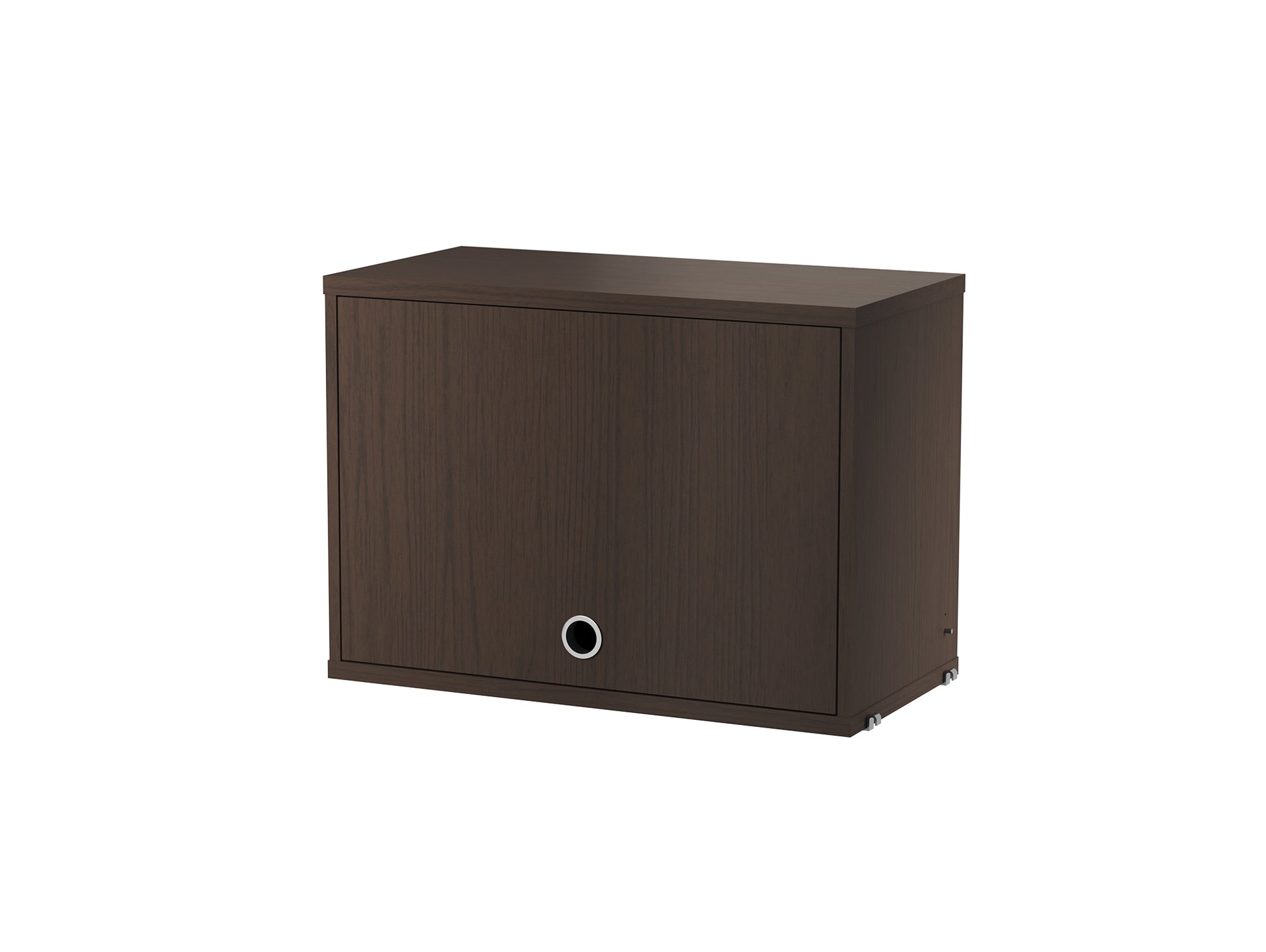 String System Cabinet with Flip Door by String - 58x30 / Dark Brown