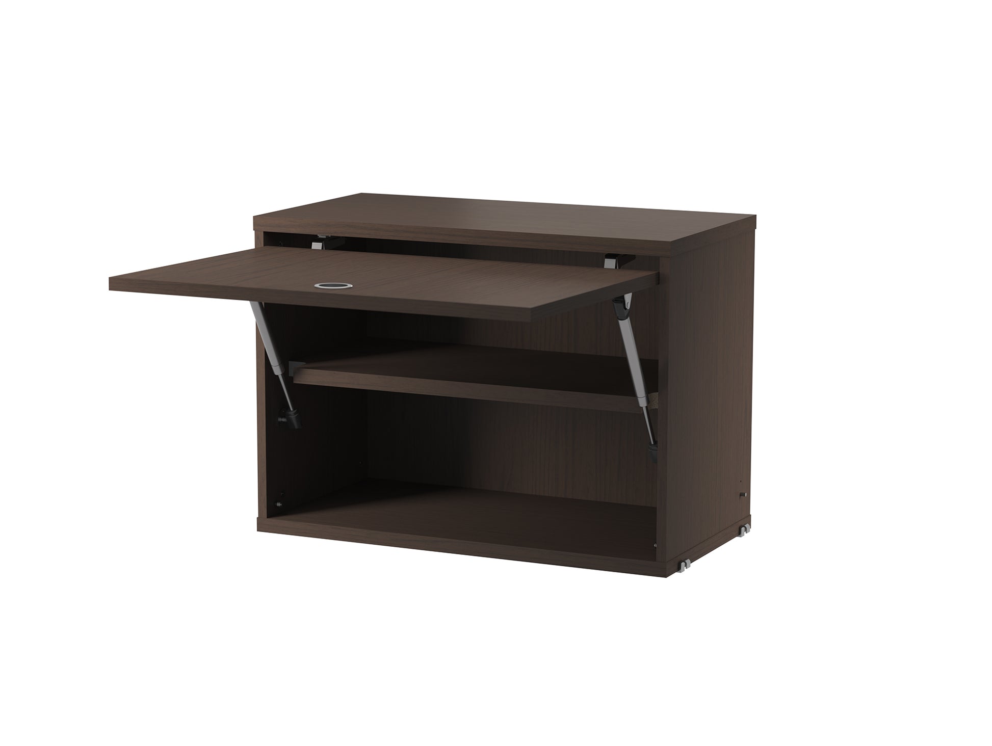 String System Cabinet with Flip Door by String - 58x30 / Dark Brown