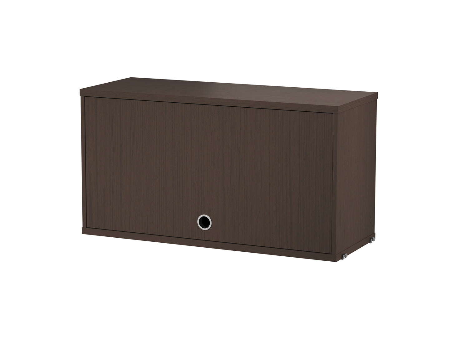 String System Cabinet with Flip Door by String - 78x30 / Dark Brown