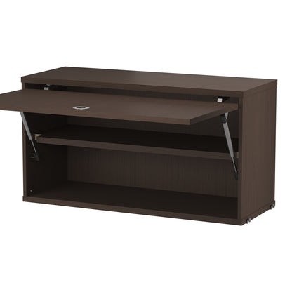 String System Cabinet with Flip Door by String - 78x30 / Dark Brown