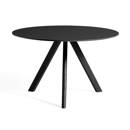 HAY CPH 20 Dining Table - Black Lino / Black Oak / 120 cm