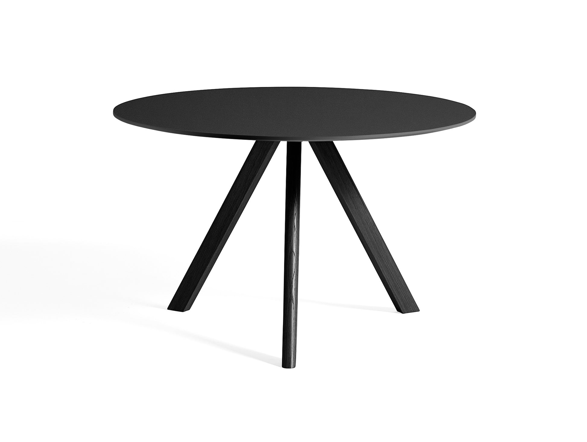HAY CPH 20 Dining Table - Black Lino / Black Oak / 120 cm