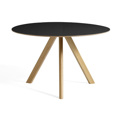 HAY CPH 20 Dining Table - Black Lino / Oak / 120 cm