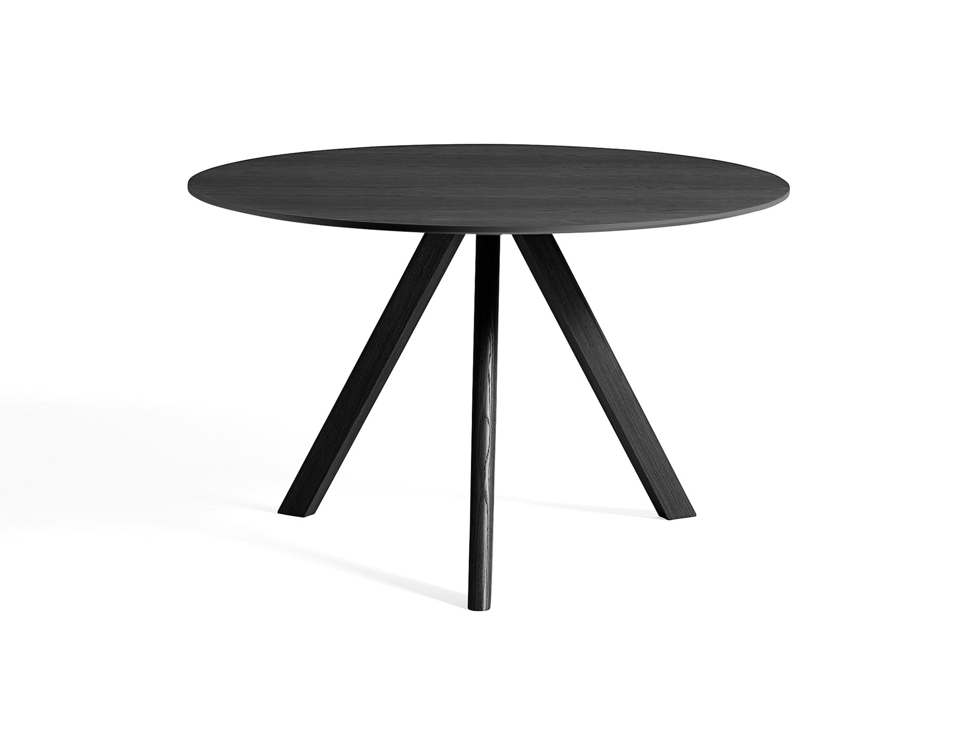 HAY CPH 20 Dining Table - Black Oak / Black Oak Veneer / 120 cm