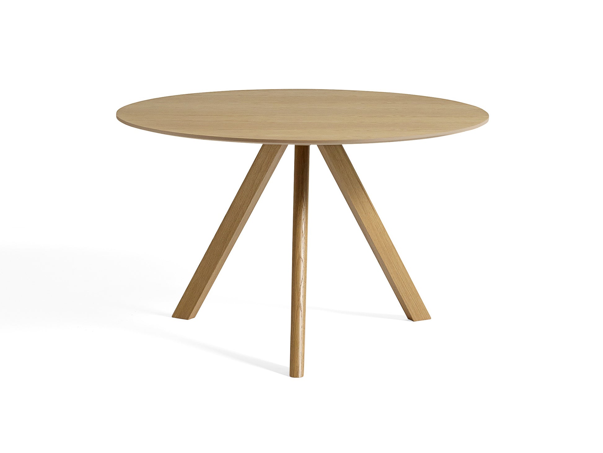 HAY CPH 20 Dining Table - Lacquered Oak / Lacquered Oak Veneer / 120 cm