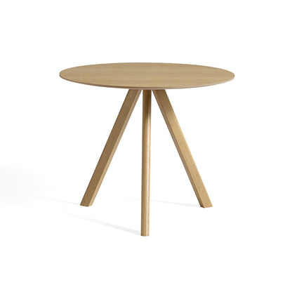 HAY CPH 20 Dining Table - Lacquered Oak / Lacquered Oak Veneer / 90 cm