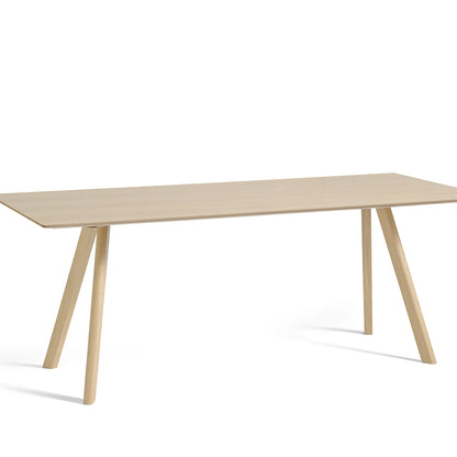 Copenhague Dining Table CPH30 by HAY / 90 x 200 cm / Oak top / Oak base (water based lacquer).