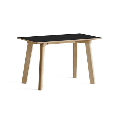 Copenhague Deux Bench CPH215 by HAY - L75 cm / Untreated Beech Base / Ink Black Laminate