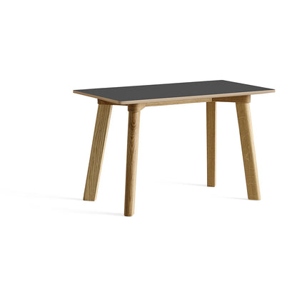 Copenhague Deux Bench CPH215 by HAY - L75 cm / Lacquered Oak Base / Stone Grey Laminate