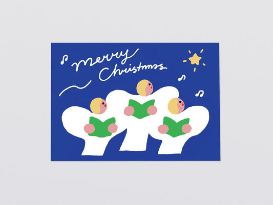 'Christmas Angels' Greetings Card by Wrap