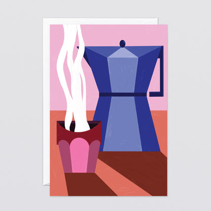 Coffee Art Card by Wrap