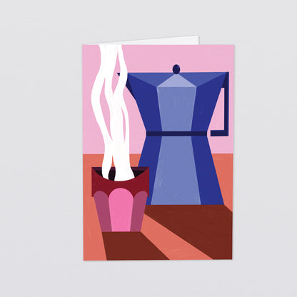 Coffee Art Card by Wrap