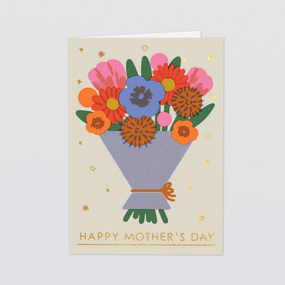 'Mother's Day Bouquet' Greetings Card by Wrap