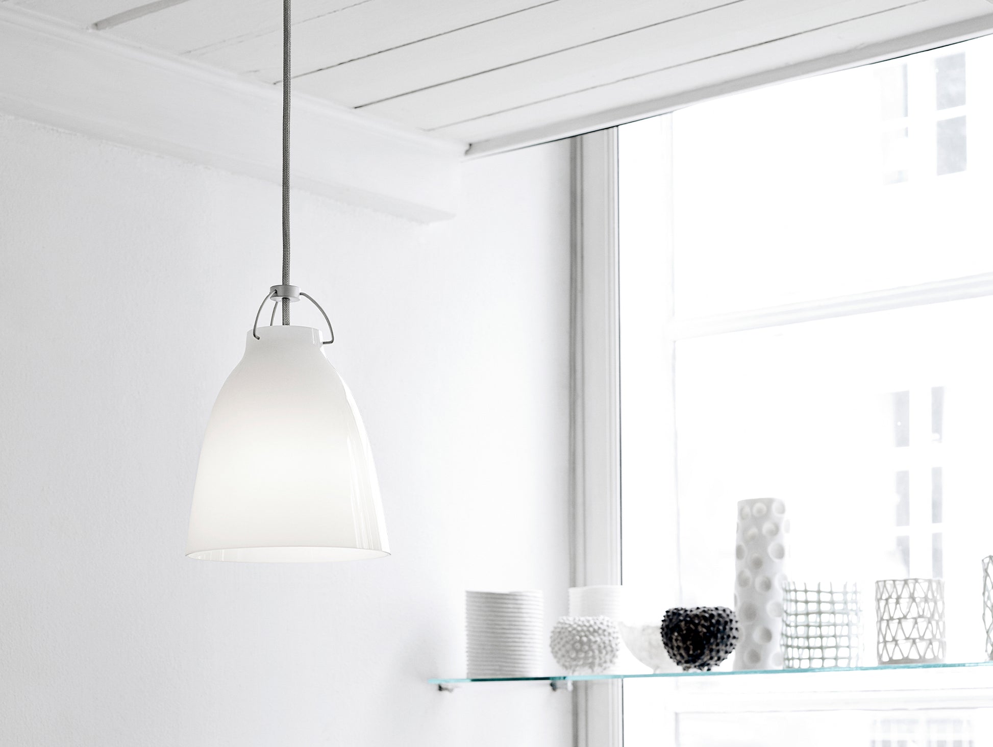 Caravaggio Pendant Light by Fritz Hansen - P1 / Opal Glass