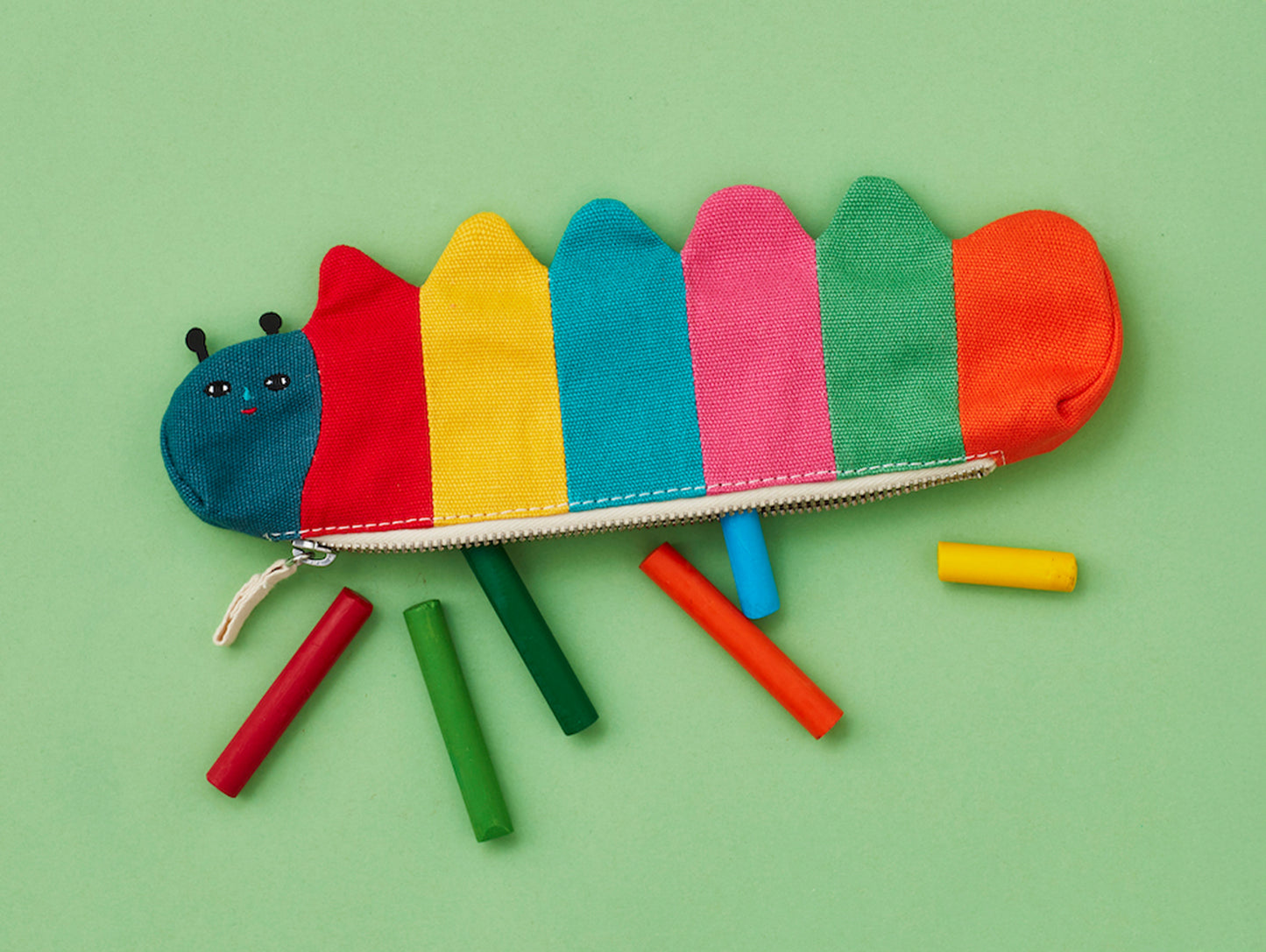 Casey Caterpillar Pencil Case by Donna Wilson