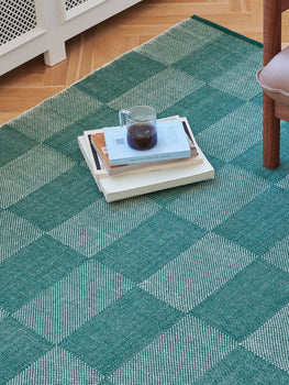 Check Rug by HAY - Green