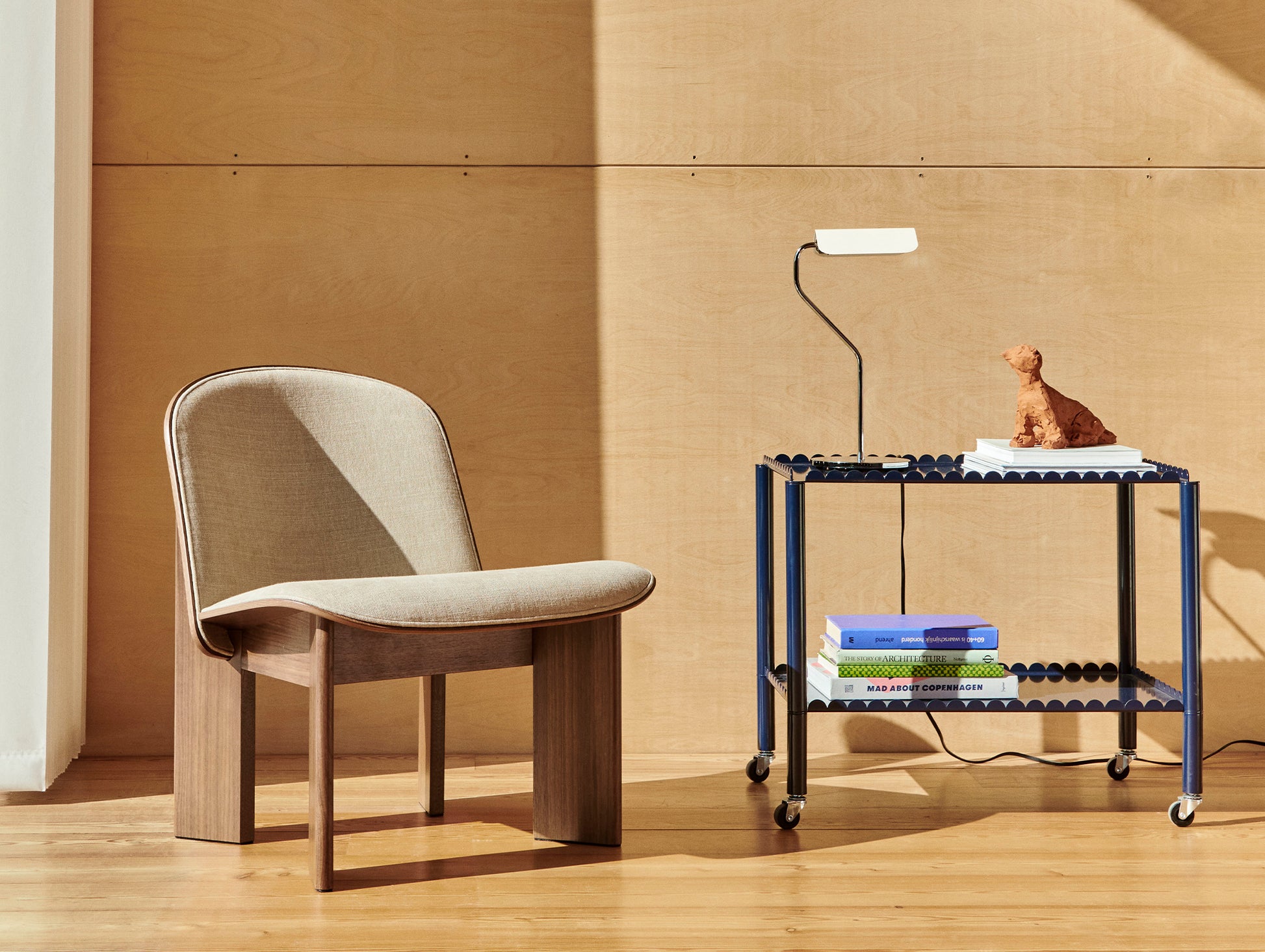 Apex Table Lamp by HAY - Oyster White