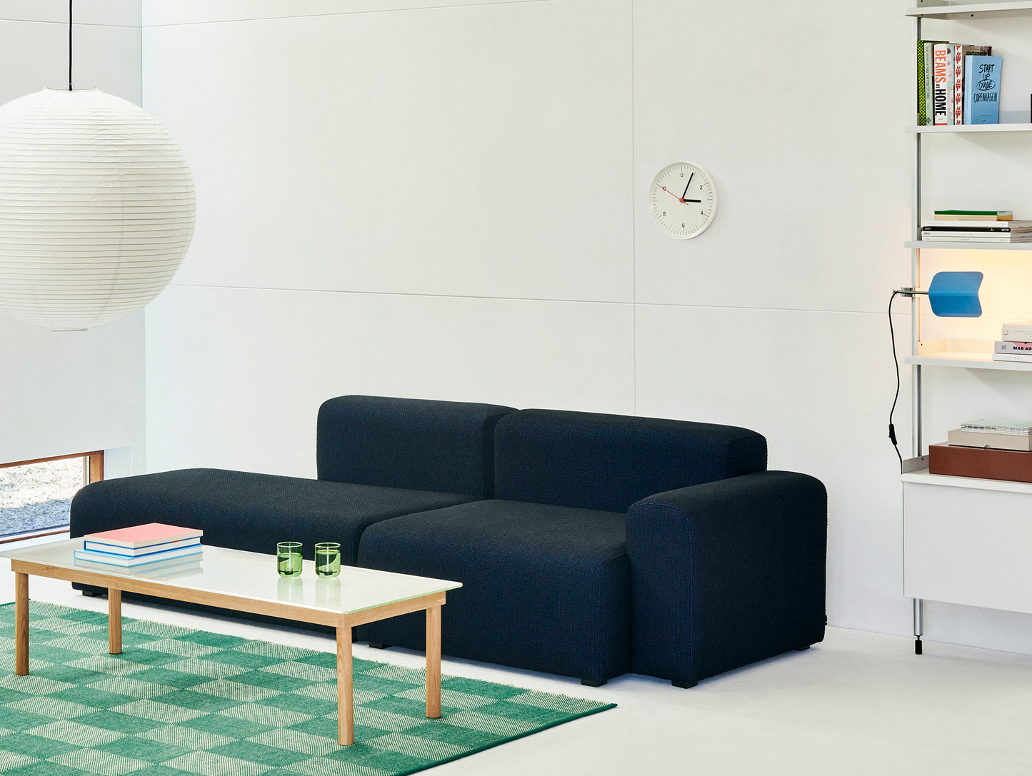 Apex Clip Lamp by HAY - Pastel Blue