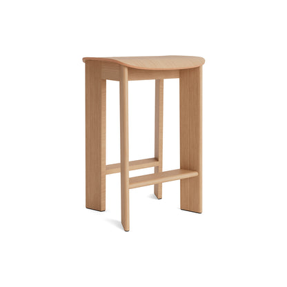 Chisel 30 Bar Stool Low by HAY - Lacquered Oak