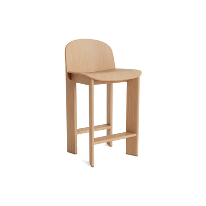 Chisel 35 Bar Stool by HAY - Low / Lacquered Oak