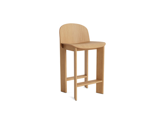 Chisel 35 Bar Stool by HAY - Low / Oiled Oak