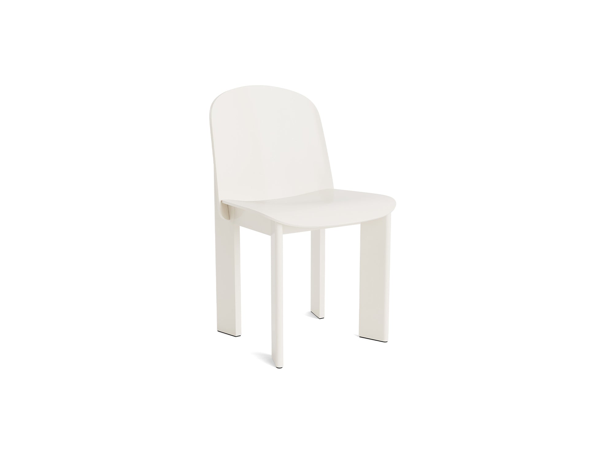 Chisel 65 Chair by HAY - Cream White Lacquered Oak