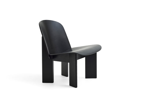 Chisel Lounge Chair by HAY - Black Lacquered Oak