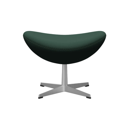 Egg Footstool by Fritz Hansen - Brushed Aluminium / Christianshavn 1160