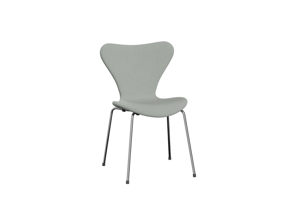 Series 7™ 3107 Dining Chair (Fully Upholstered) by Fritz Hansen - Chromed Steel / Sunniva 3 132