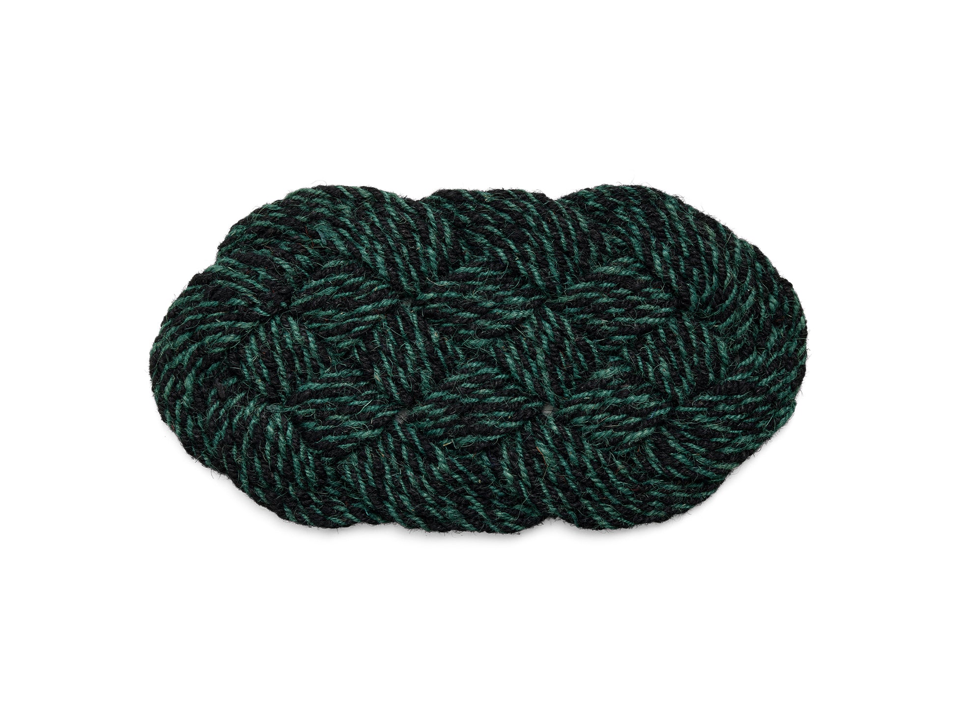 Coco Door Mat - Swirl by HAY - Green and Black