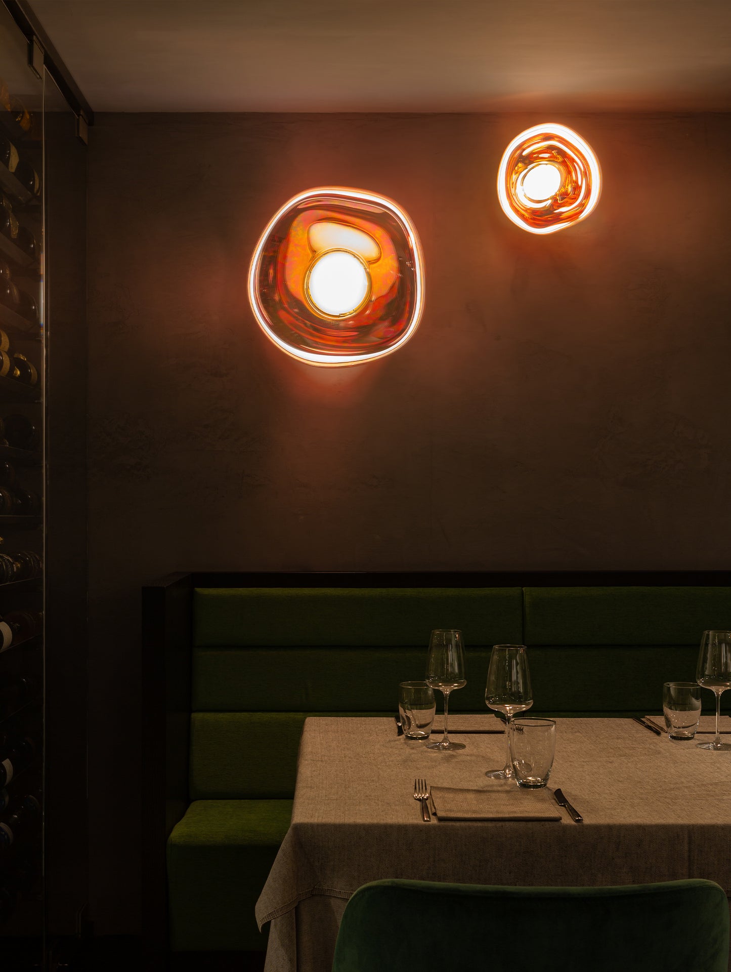 Melt Surface LED Wall Lamp by Tom Dixon