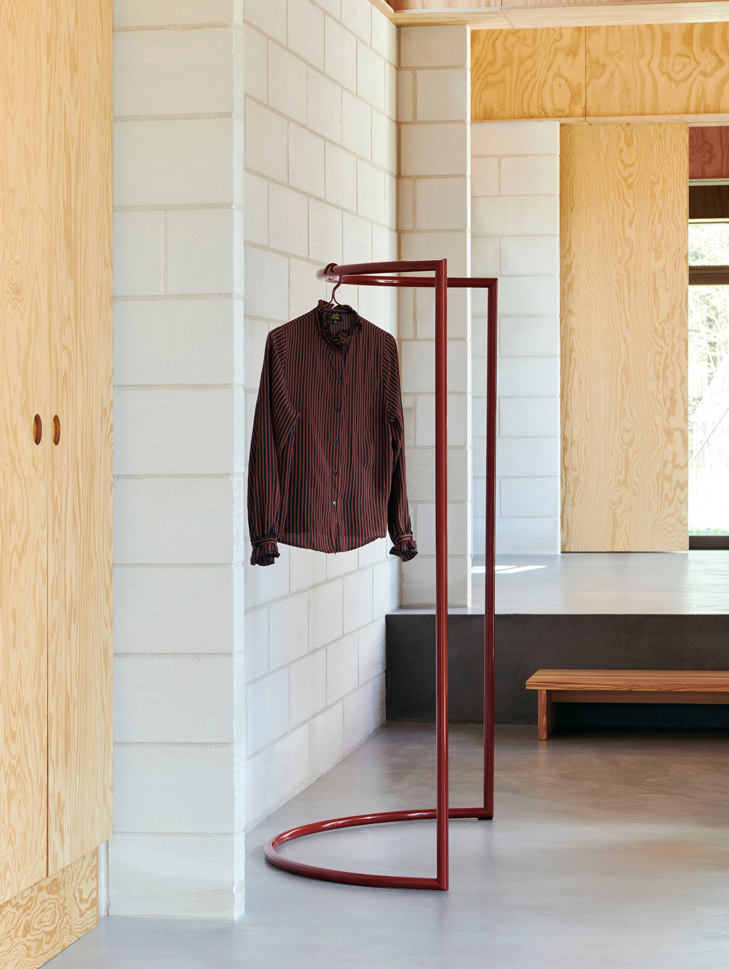 Colour Rack by HAY - C shape / Maroon Red