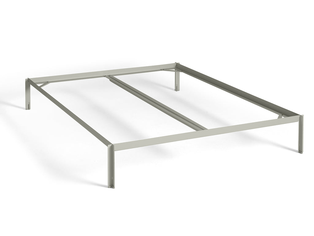 Connect Bed by HAY - King Size Bed (W 160 x L 200 cm) / Warm Grey